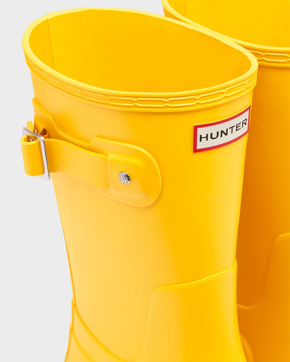 Mens Short Rain Boots - Hunter Original (71YQNAIUO) - Yellow